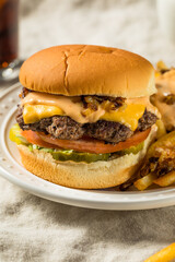 Fast Food Animal Cheeseburger