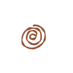 lollipop isolated on white background