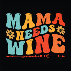 Cute mothers day card with heart