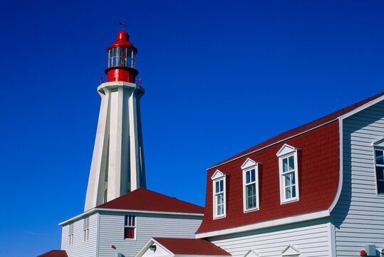 Lighthouse, Gaspe, Quebec, Canada