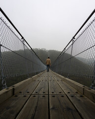 Fototapeta premium huge suspension bridge in Germany