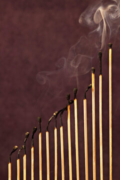 Burnt Matches Set Up as Graph