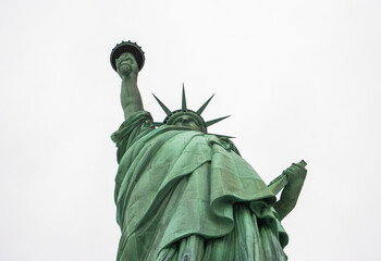 The Statue of Liberty on Liberty island in New York