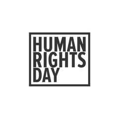 Human Rights Day text 