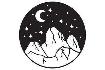 Mountain SVG, Mountain Range SVG, Adventure Awaits SVG, Mountain Svg Outline, Camping SVG, Mountains SVG, Adventure SVG