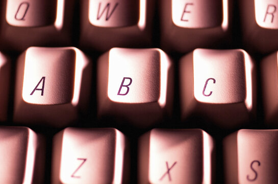 Close-Up of ABC on Computer Keyboard