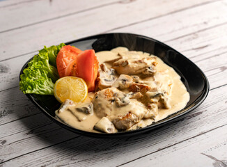Chicken and Mushroom Platter 
