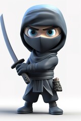ninja 3d character