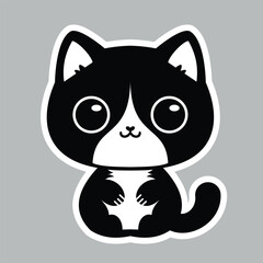 Anime Black Kitten