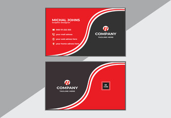  modern business card, visiting creative design advertising double template sided minimalist....