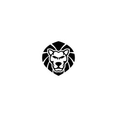 MODERN HEAD LION LOGO