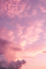 Fototapeta premium pink clouds on a sky during sunset