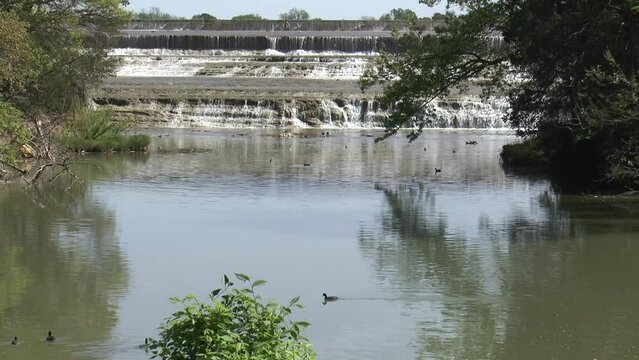 White Rock Lake Falls Far