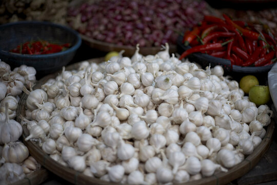 Garlic, Hoi An, Quang Nam Province, Vietnam