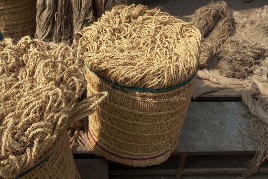 Baskets of Rope, Kolkata, West Bengal, India