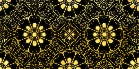 luxury seamless pattern with ornament