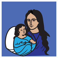 A Beautiful and Eye Catching Colorful Women's Line Art 1