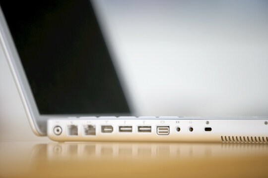 Close-up of Laptop Computer