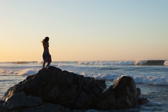Woman at Beach, Baja California Sur, Mexico