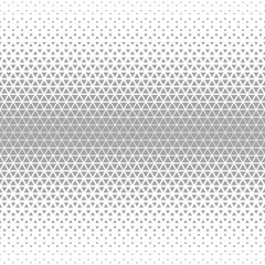 White yellow halftone triangles pattern. Abstract geometric gradient background. Vector illustration.