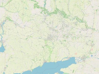 Donets'k, Ukraine. OSM. No legend