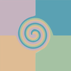 Simple Unique symbol Abstract Pattern vector template