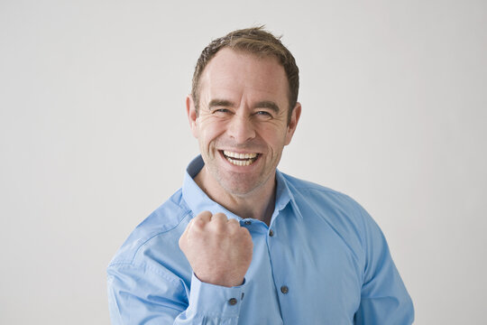 Excited Businessman