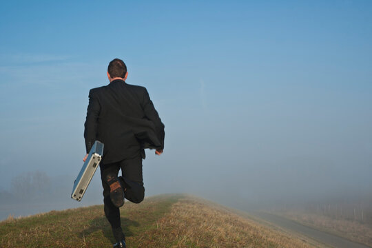 Businessman Running