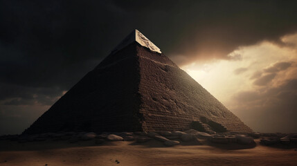 Obraz na płótnie Canvas Majestic Pyramid of Egypt