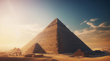 Fototapeta na wymiar Majestic Pyramid of Egypt
