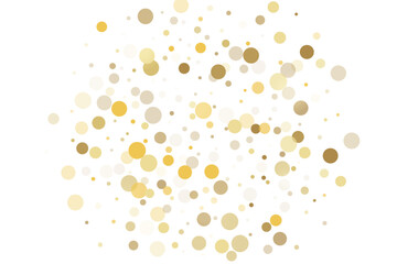 Gold glitter confetti, great design for any purpose. Party decor.