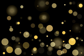 Gold glitter confetti, great design for any purpose. Party decor.