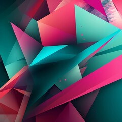 abstract modern background design, turquoise, pink 