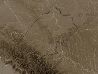 L'viv, Ukraine. Sepia. No legend