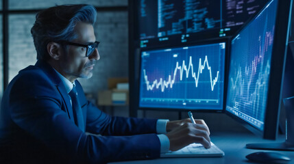 Analyzing Market Trends. A Businessman Analyst's Perspective. Generative AI