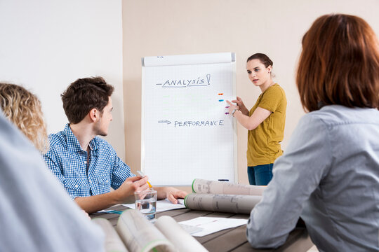 Business People Working and Meeting in Office