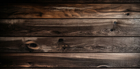 Dark wooden texture. Rustic three-dimensional wood texture. Wood background. Modern wooden facing background - generative ai