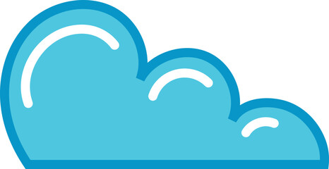 Cute Cloud Element Illustration