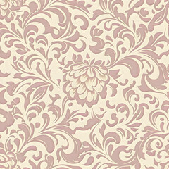 plain floral background pattern