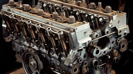 Obraz na płótnie Canvas Internal combustion engine