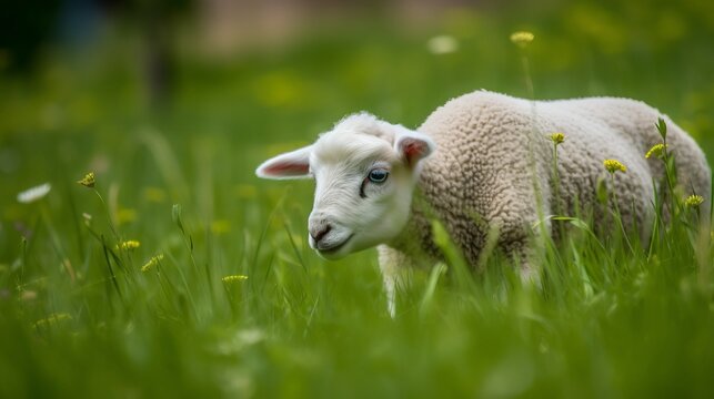 Adorable Suffolk Lamb