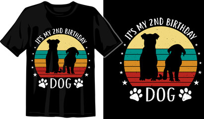 Retro vintage Dog lover T-shirt Design, graphic for t shirt, typographic tshirt design vector