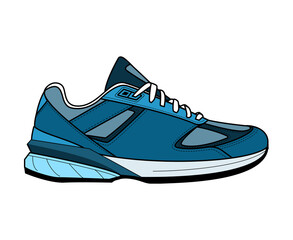 Sneakers isolated on transparent background 