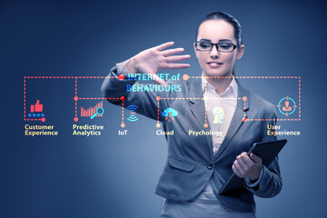 Internet of behaviours IOB concept