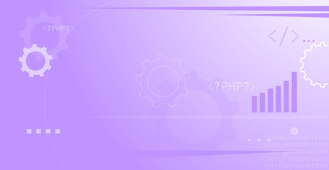 Obraz premium vector background. purple for IT