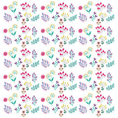 Flower collection with leaves, floral bouquets. Vector flowers. Spring art print with botanical elements. Flower pattern vector illustration, Beautiful romantic flower collection with roses, leaves, f