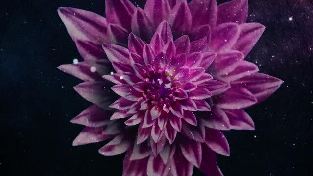 Vivid flower animation