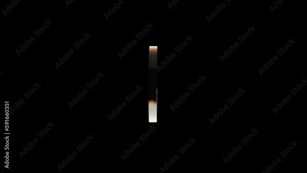 Poster glossy dispersion element. computer generated 3d render