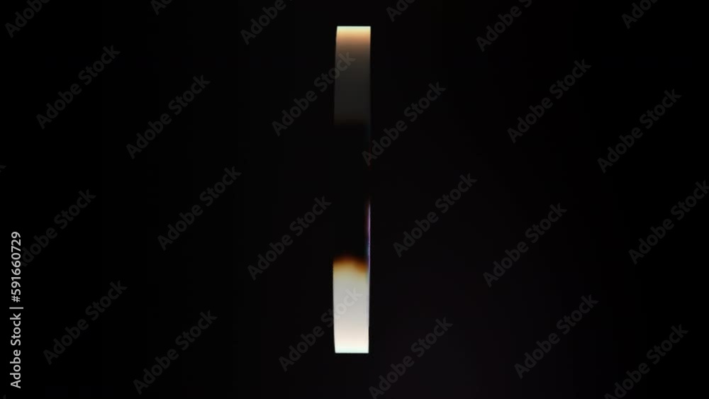 Poster glossy dispersion element. computer generated 3d render