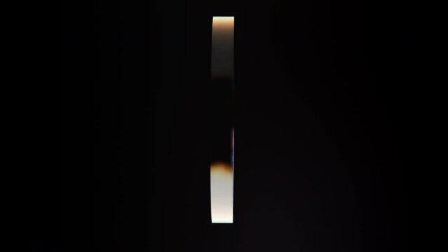 Glossy dispersion element. Computer generated 3d render
